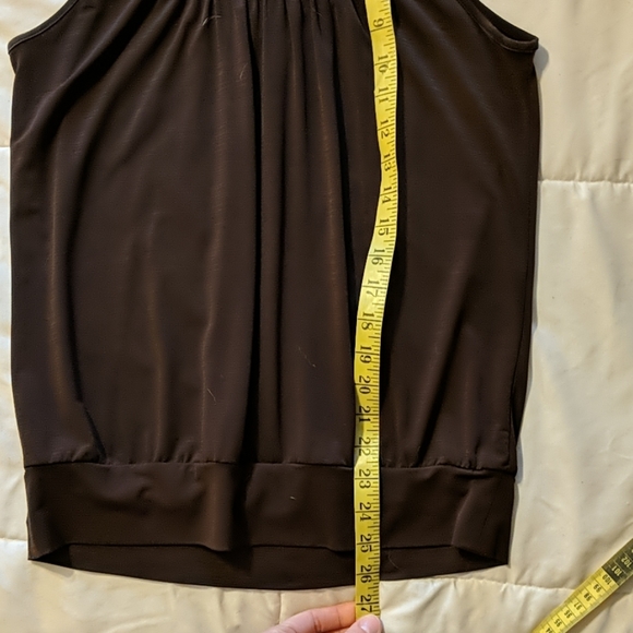 Speechless sleeveless brown dress top Sz S - Picture 5 of 5